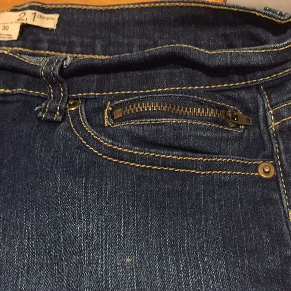 2.1 denim blue jean shorts waist 30 women’s - Picture 4 of 7